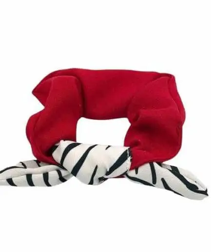 Χειροποίητο scrunchies Κόκκινο Σ02