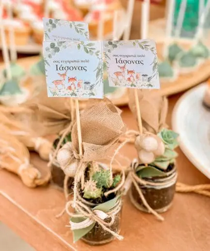 Μπομπονιέρα γλαστράκι