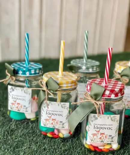 Μπομπονιέρα γυάλινο ποτήρι