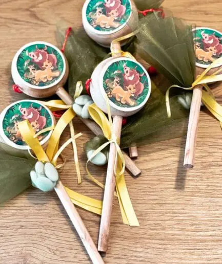 Μπομπονιέρα τυμπανάκι με αυτοκόλλητο 88