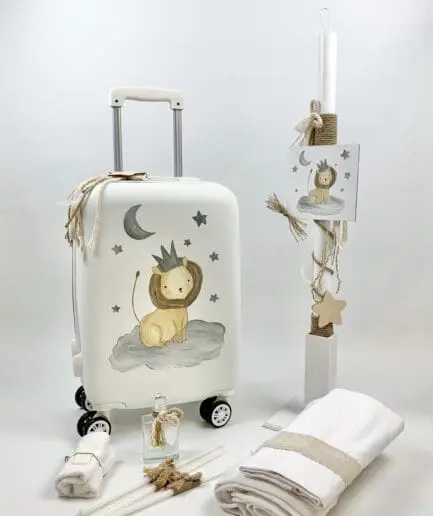 Σετ Βάπτισης Lion on the moon
