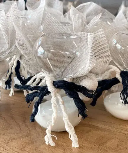 Μπομπονιέρα Κλεψύδρα Γυάλινη