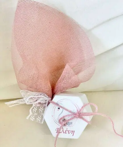 Μπομπονιέρα Κεραμική Μπιζουτιέρα-Κεράκι Κύκνος