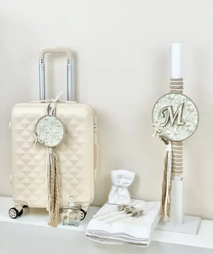 Σετ Βάπτισης Μονογραμμα με uv