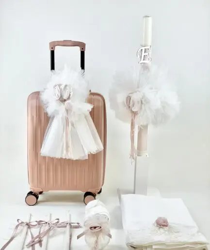 Σετ Βάπτισης Piccolino Girl με βαλίτσα